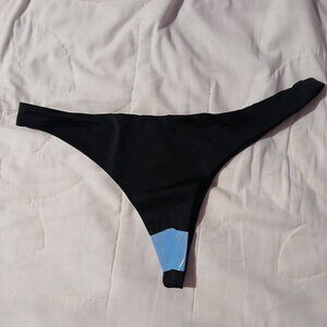 Asos Design Women's recycled M&M Thong Bikini Bottom Black